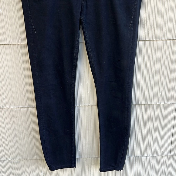 Earnest Sewn Dark Wash Harlan Mid Rise Straight Leg Jeans size 27 - Picture 8 of 15